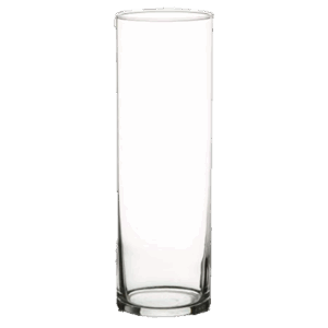 10" Glass Cylinder Vase