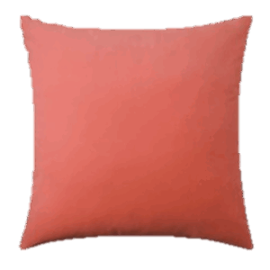 Velvet Pillow, Coral