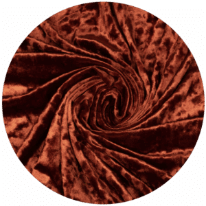 Crushed Velvet Drape - Canyon