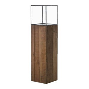 Wood & Glass Column, Medium