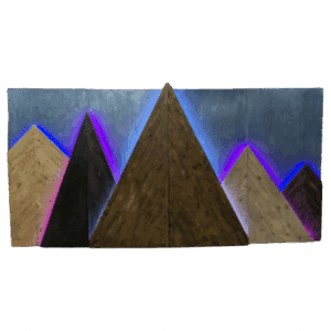 Glow Mountain Backdrop