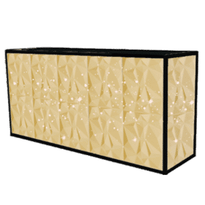 Gold Faceted Sparkle Bar