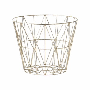 Gold Wire Basket