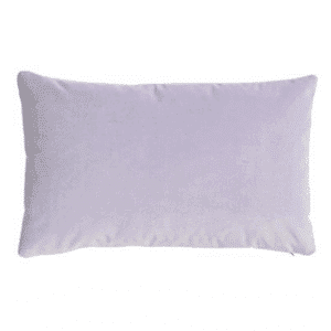 Velvet Lumbar Pillow, Lavender