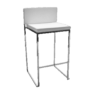 Luna Barstool, White