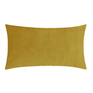 Mustard Velvet Lumbar Pillow