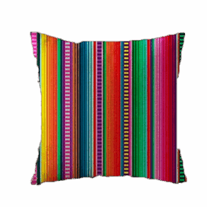 Serape Striped Pillow