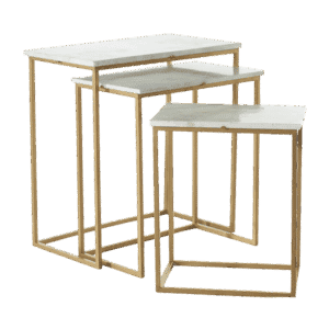 Stone & Gold Nesting End Tables
