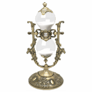 Vintage Gold Hourglass