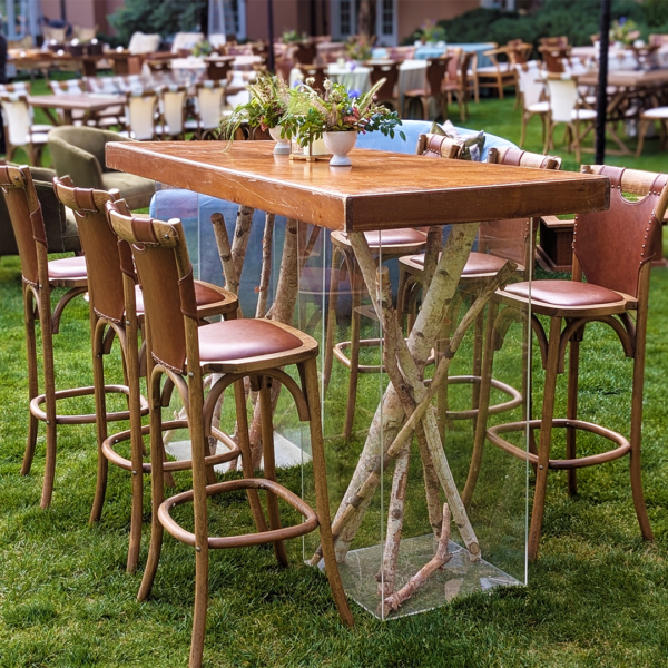 Acrylic Pedestal Community Table 3 Acrylic Pedestal Community Table 3