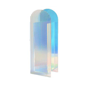 Acrylic Vase, Iridescent