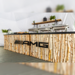 Birch Log Bar Black Top 2