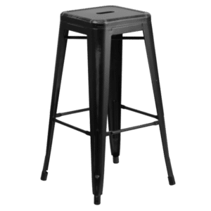 Alloy Barstool, Black