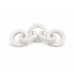 Marble Chain, White