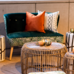 Palm Frond Loveseat 1