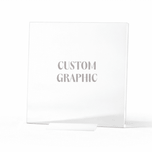 Acrylic Tabletop Sign, Square