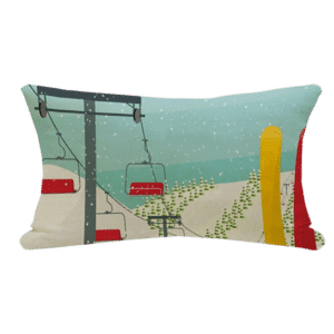 Ski Lift Lumbar Pillow