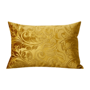 Gold Anaglyph Lumbar Pillow