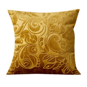 Gold Anaglyph Pillow